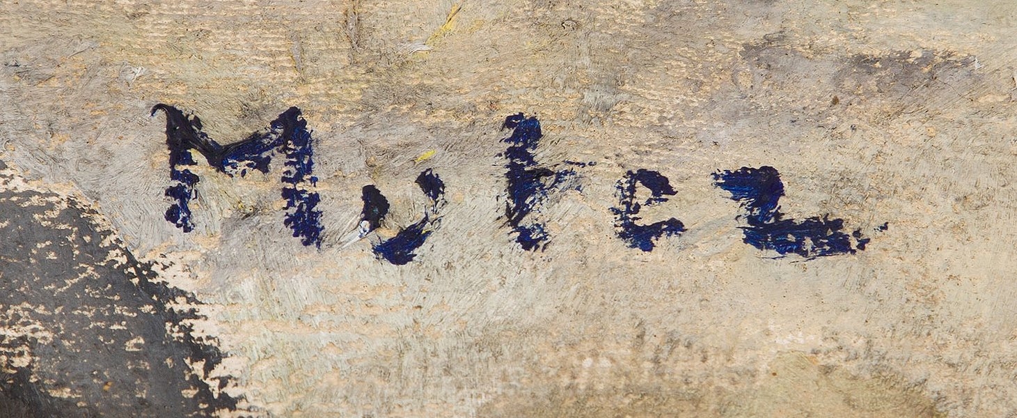 Artwork by Maria-Mela Muter, "Maternity", Made of oil on canvas