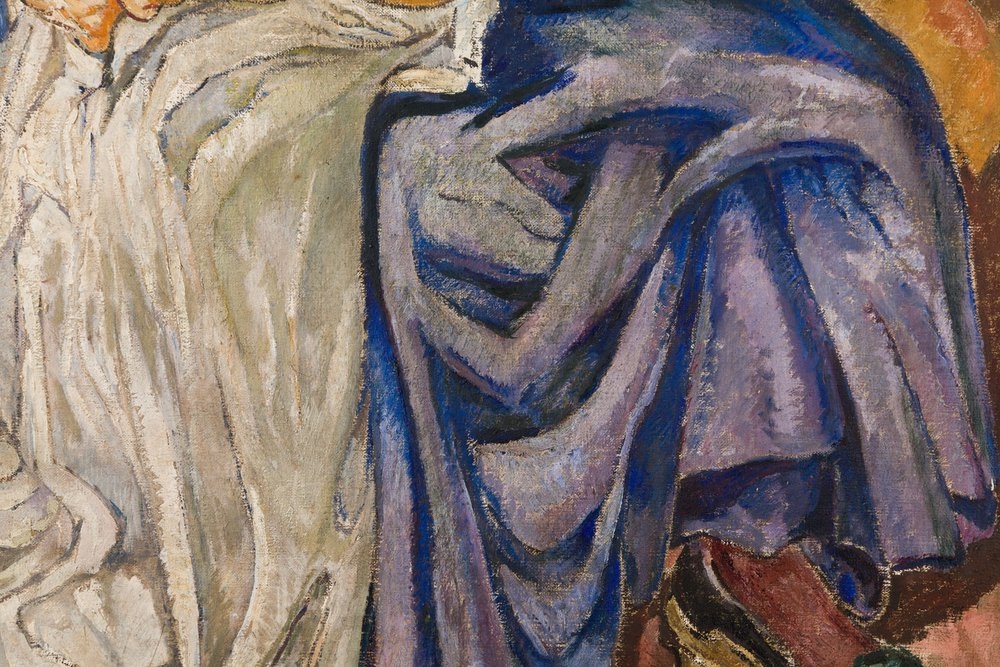 Artwork by Maria-Mela Muter, "Maternity", Made of oil on canvas