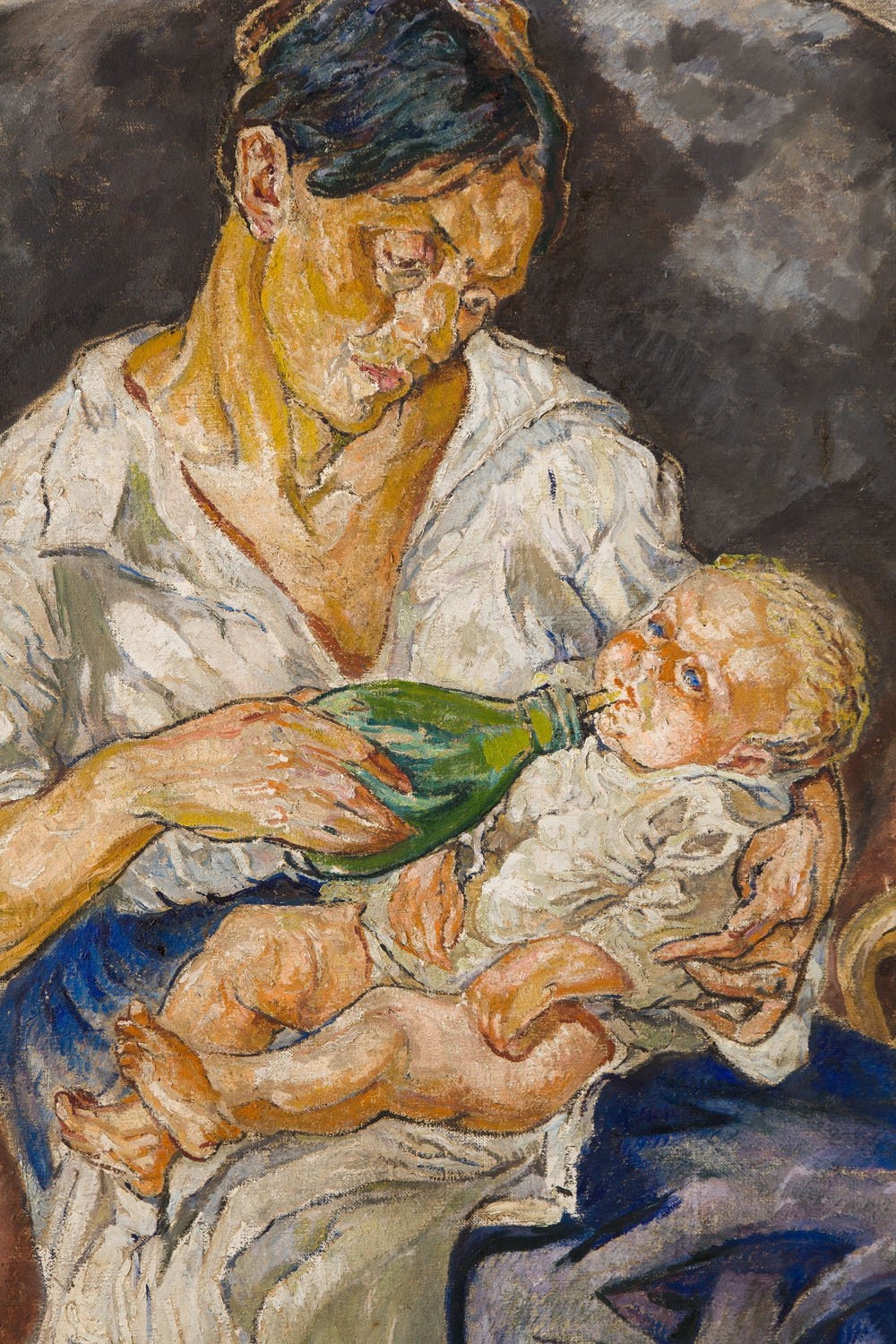 Artwork by Maria-Mela Muter, "Maternity", Made of oil on canvas