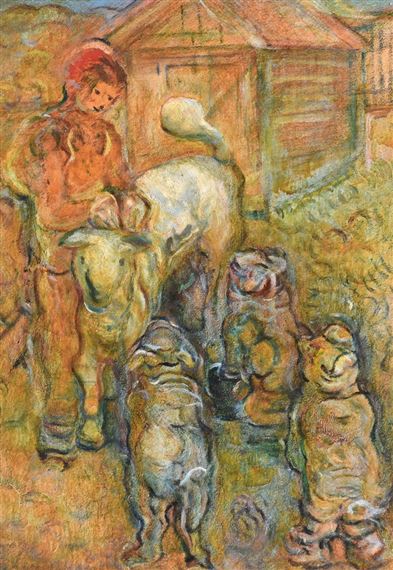 Kutyacsalád by Menyhért Tóth