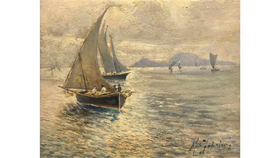 Marina with Capri by Michele Federico