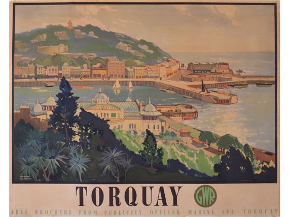 Torquay by Leonard Richmond, circa 1930