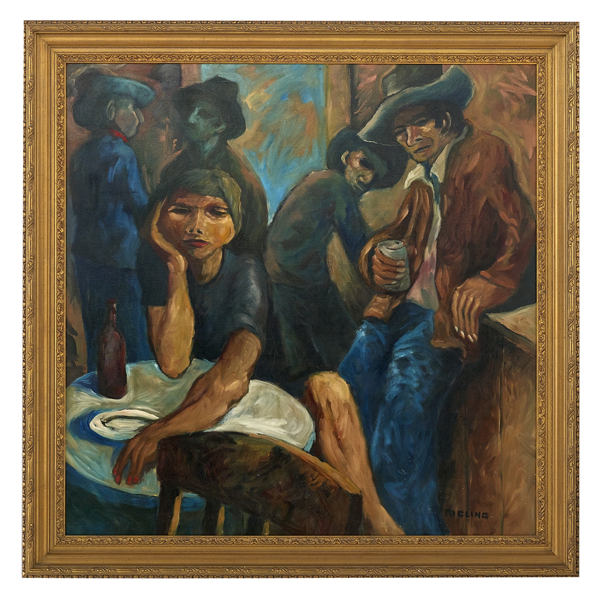 Sam Rigling | At the Cantina (1936) | MutualArt