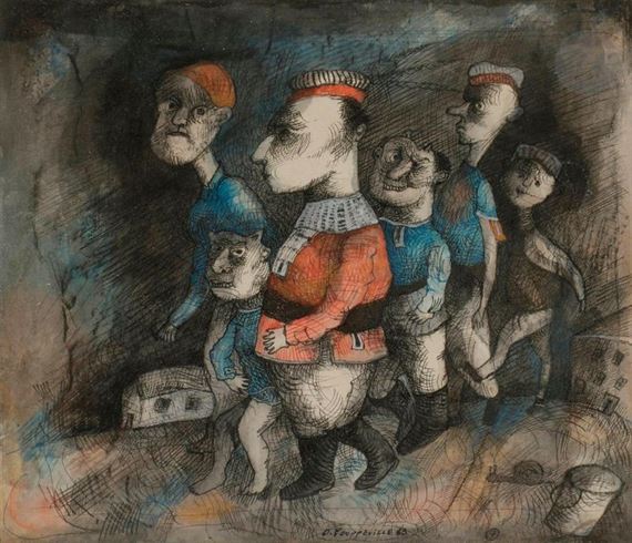 Les Promeneuses by Denis Pouppeville, 1983