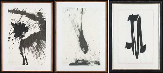 Mixed Lot of 3 Drawings by Walter Menne