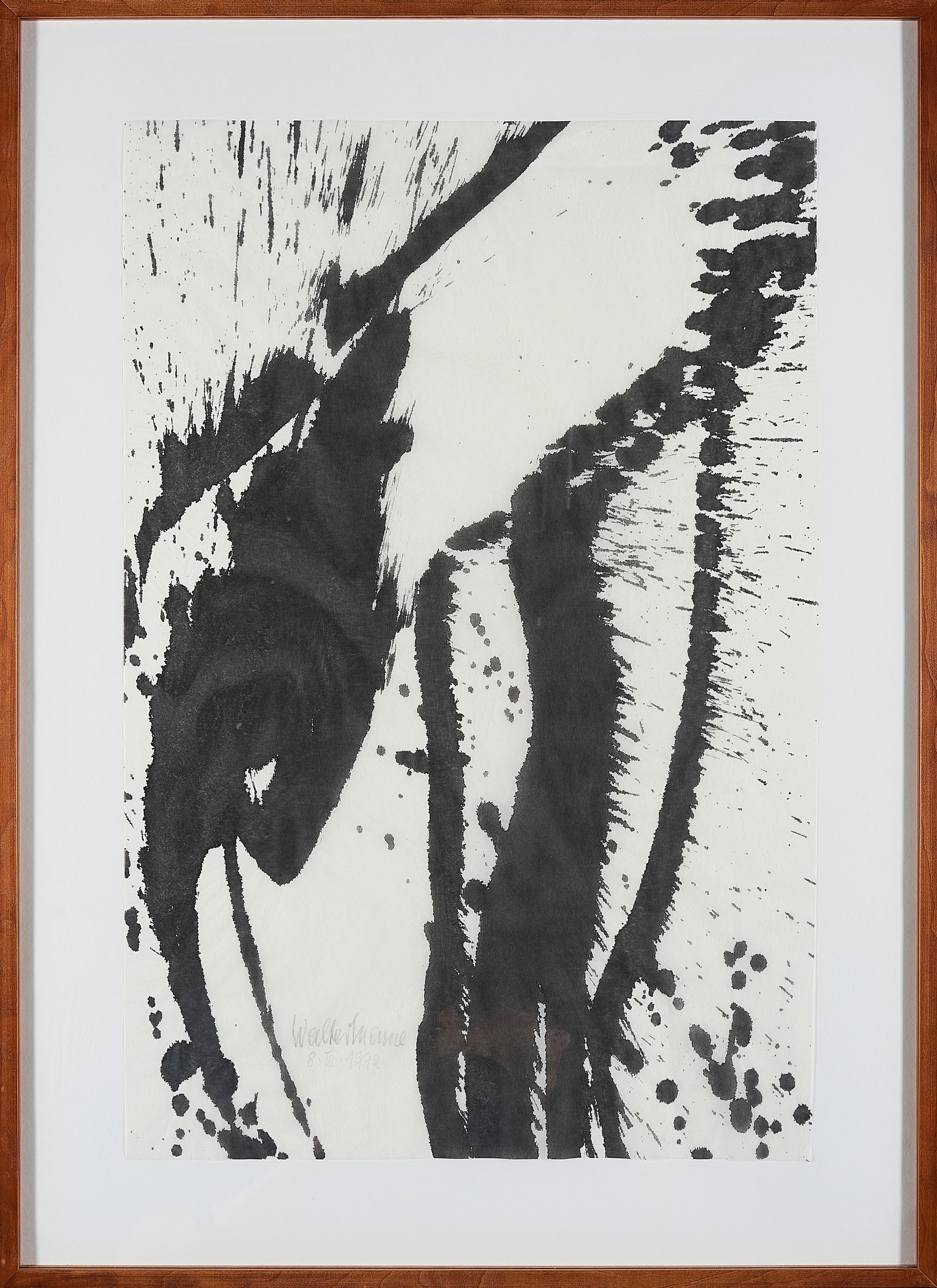 Artwork by Walter Menne, Mixed Lot of 5 Drawings, Made of India ink brush on thin