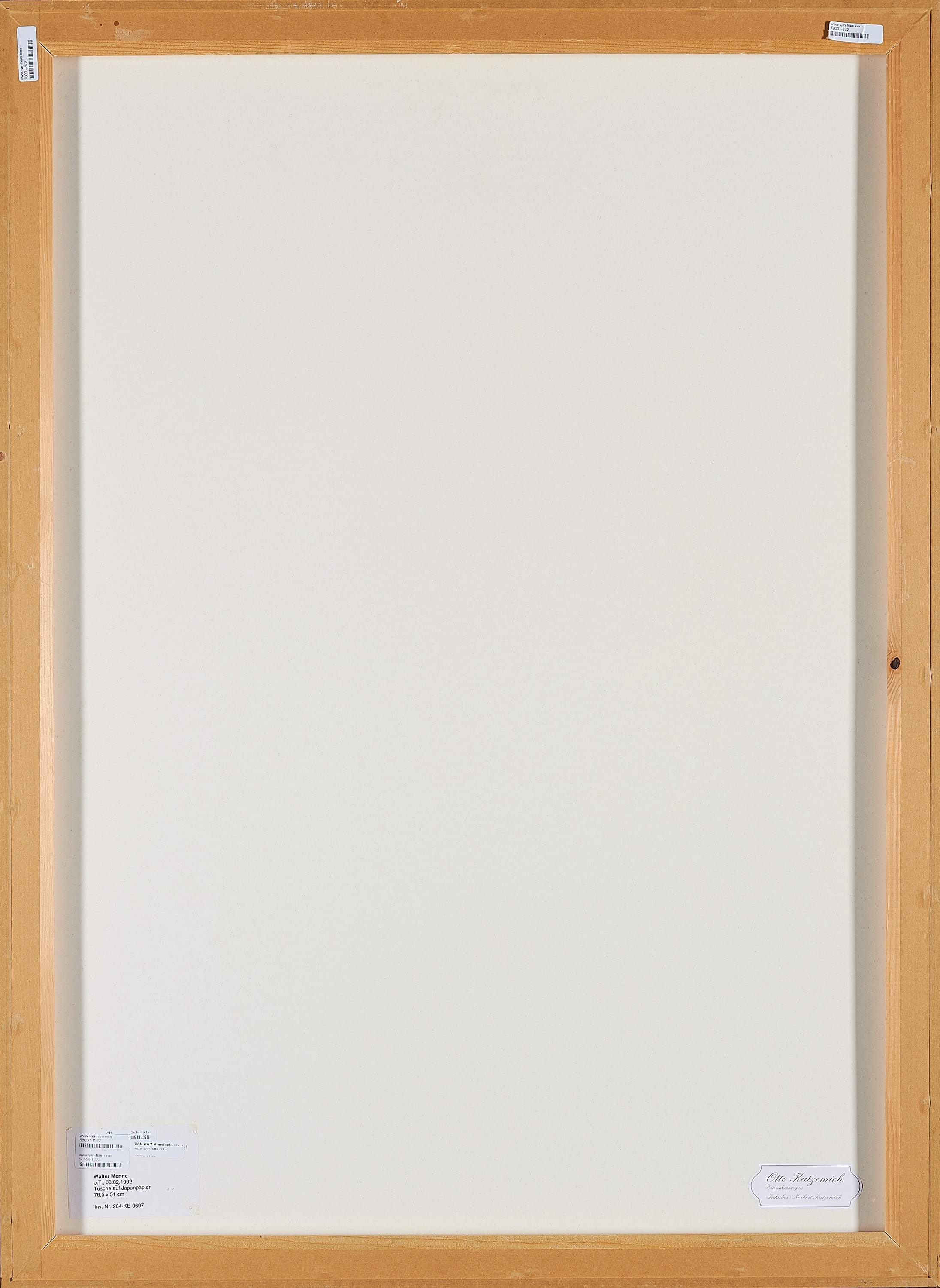 Artwork by Walter Menne, Mixed Lot of 5 Drawings, Made of India ink brush on thin