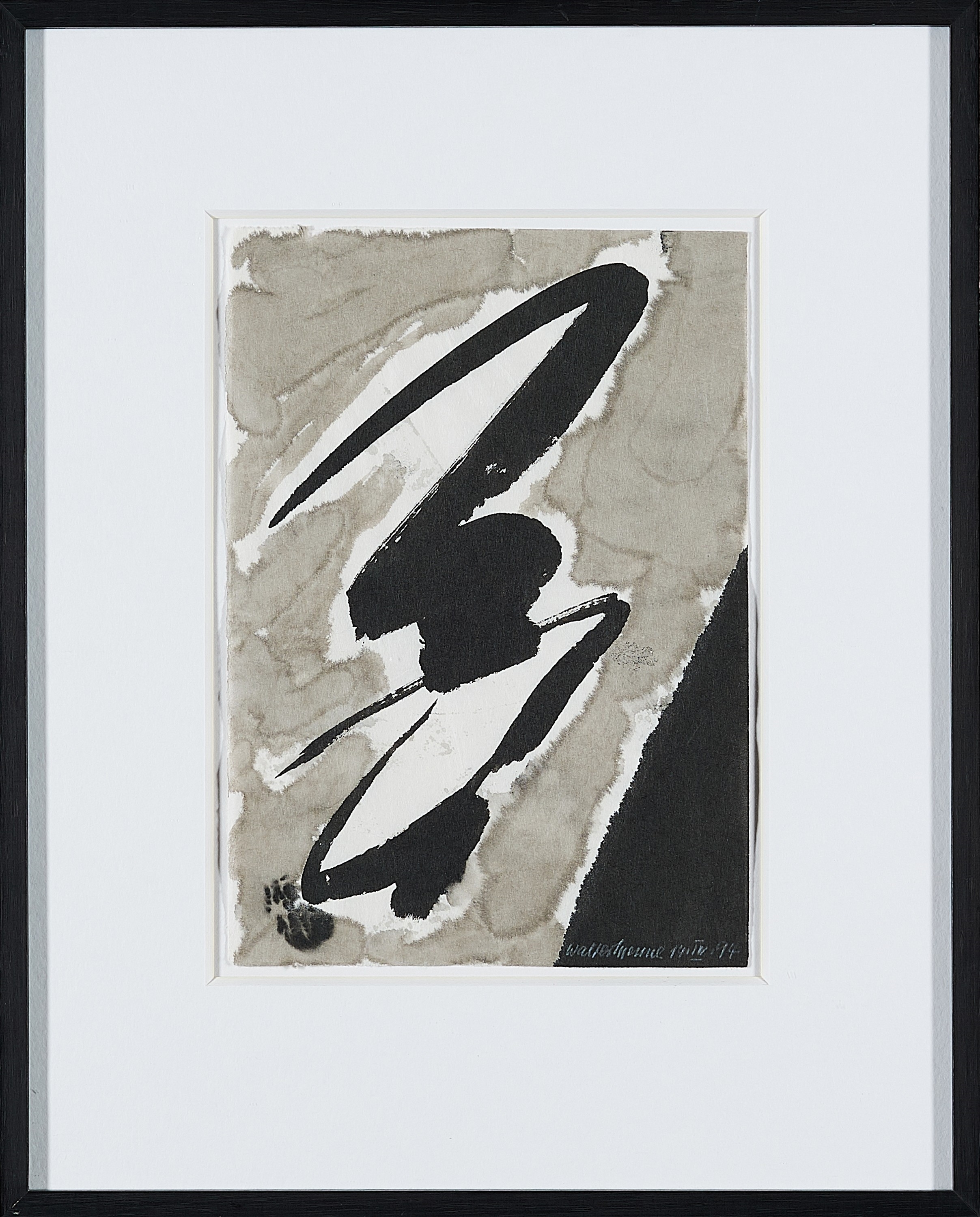 Artwork by Walter Menne, Mixed Lot of 5 Drawings, Made of India ink brush on thin