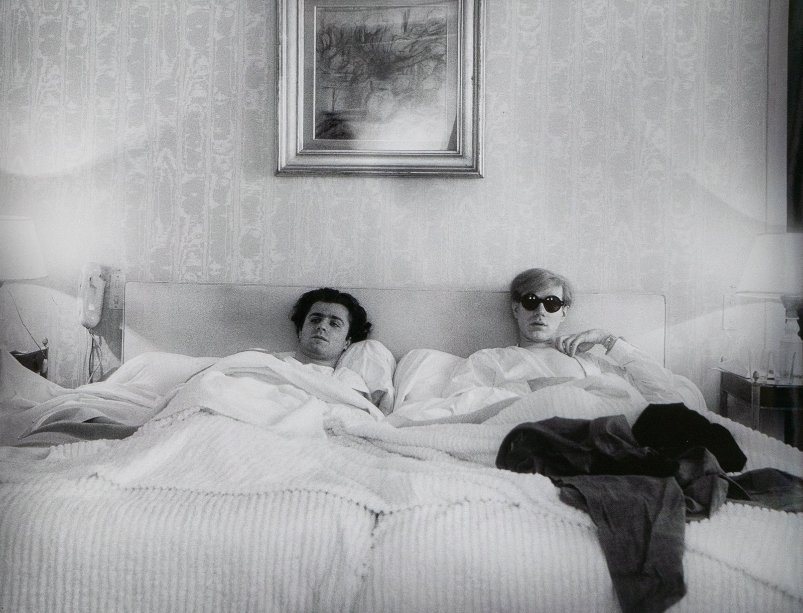 Harry Shunk | Andy Warhol and Gerard Malanga (1965) | MutualArt