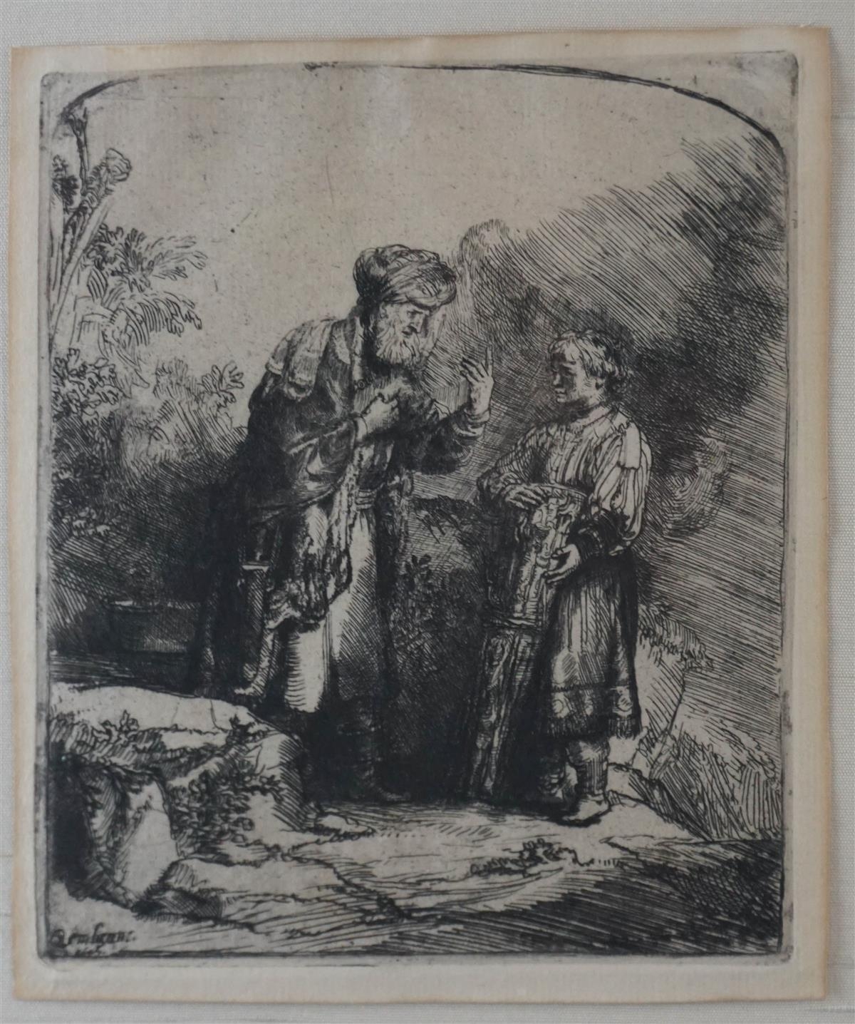 Rembrandt van Rijn Abraham and Isaac (1645) MutualArt