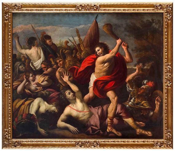 Roman School, 17th Century | Hercules and Cacus | MutualArt