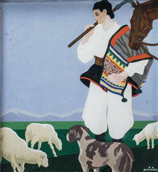 Man in Sardinian costume - Bakisfigus