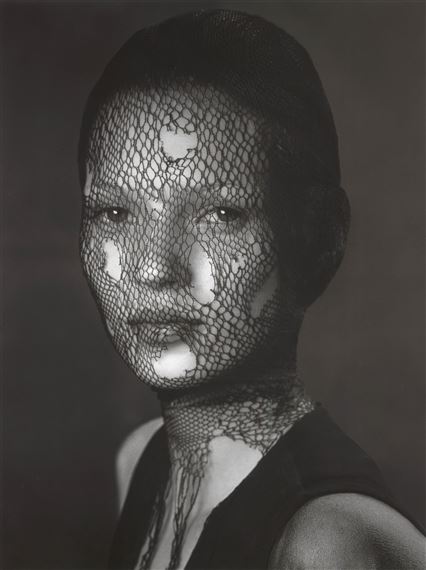 KATE MOSS IN TORN VEIL', MARRAKECH by Albert Watson, 1993