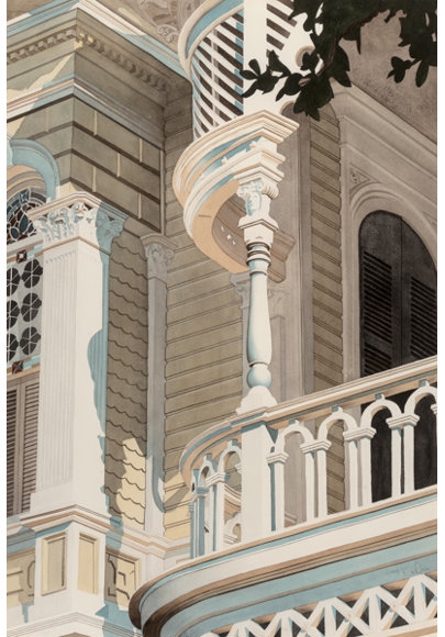 Artwork by Herb Rather, Galveston Lace, Made of Watercolor on paper