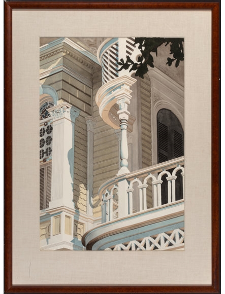 Artwork by Herb Rather, Galveston Lace, Made of Watercolor on paper