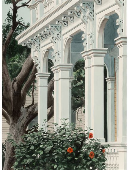 Pillars and Poppies by Herb Rather