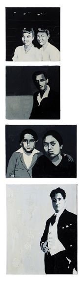 Four Works: Senza titolo; Ritratto; Senza titolo; Senza titolo by Luca Giovagnoli, 2008