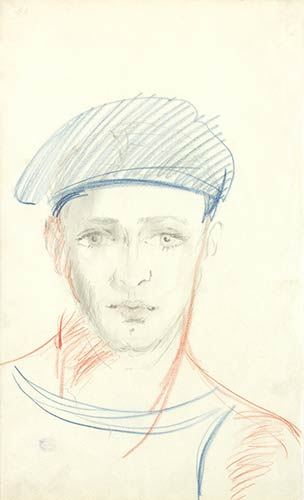 Ragazzo con cappello by Filippo de Pisis, 1926-1927