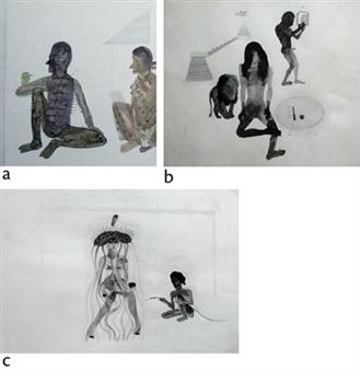 Three works: Untitled - Avishek Sen