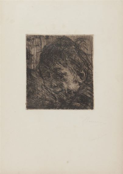 Testa di bambino che sorride by Umberto Boccioni, 1910
