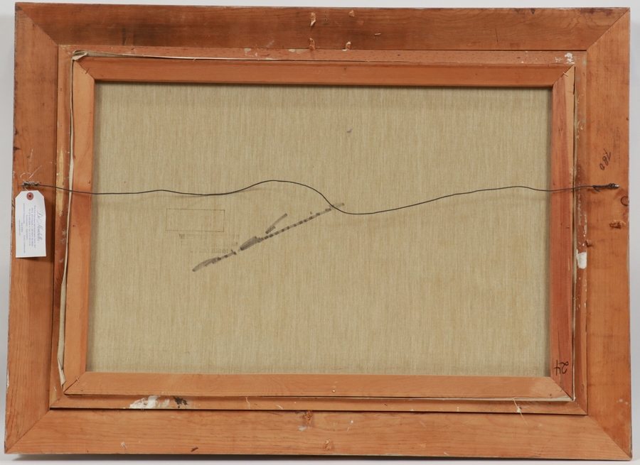 Artwork by Heinz Munnich, MOUNTAIN SCENE, Made of OIL ON CANVAS