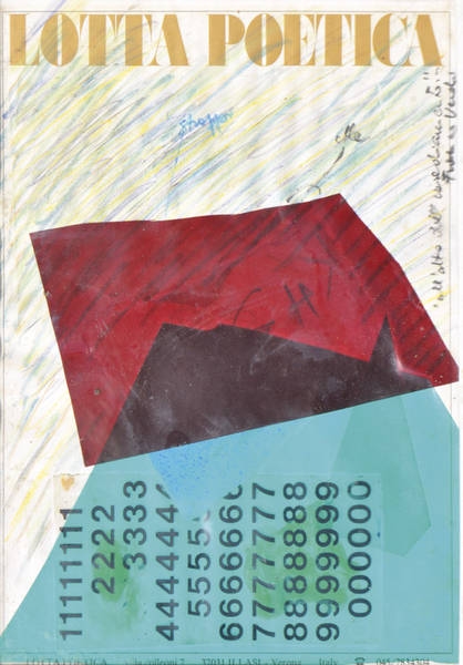 Artwork by Franco Verdi, All’atto dell’insediamento, Made of Mixed media, collage on paper