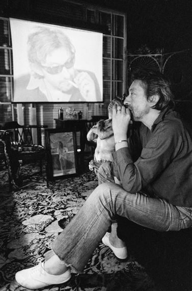Serge Gainsbourg by Benoit Gysembergh, 1982,Printed later