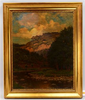 Gebirgsfluss i.d. Eifel - Wilhelm Degode