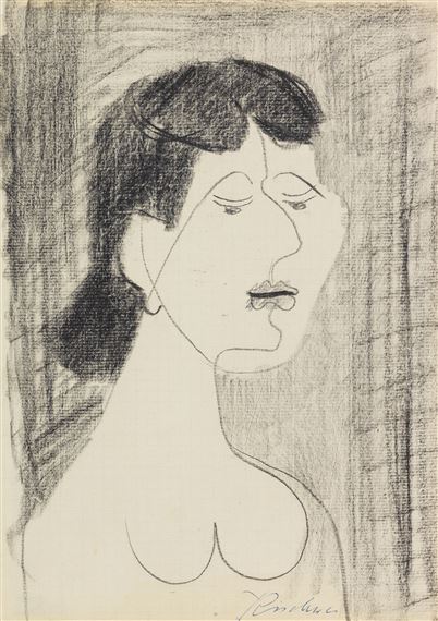 Frauenbildnis by Ernst Ludwig Kirchner, Circa 1927