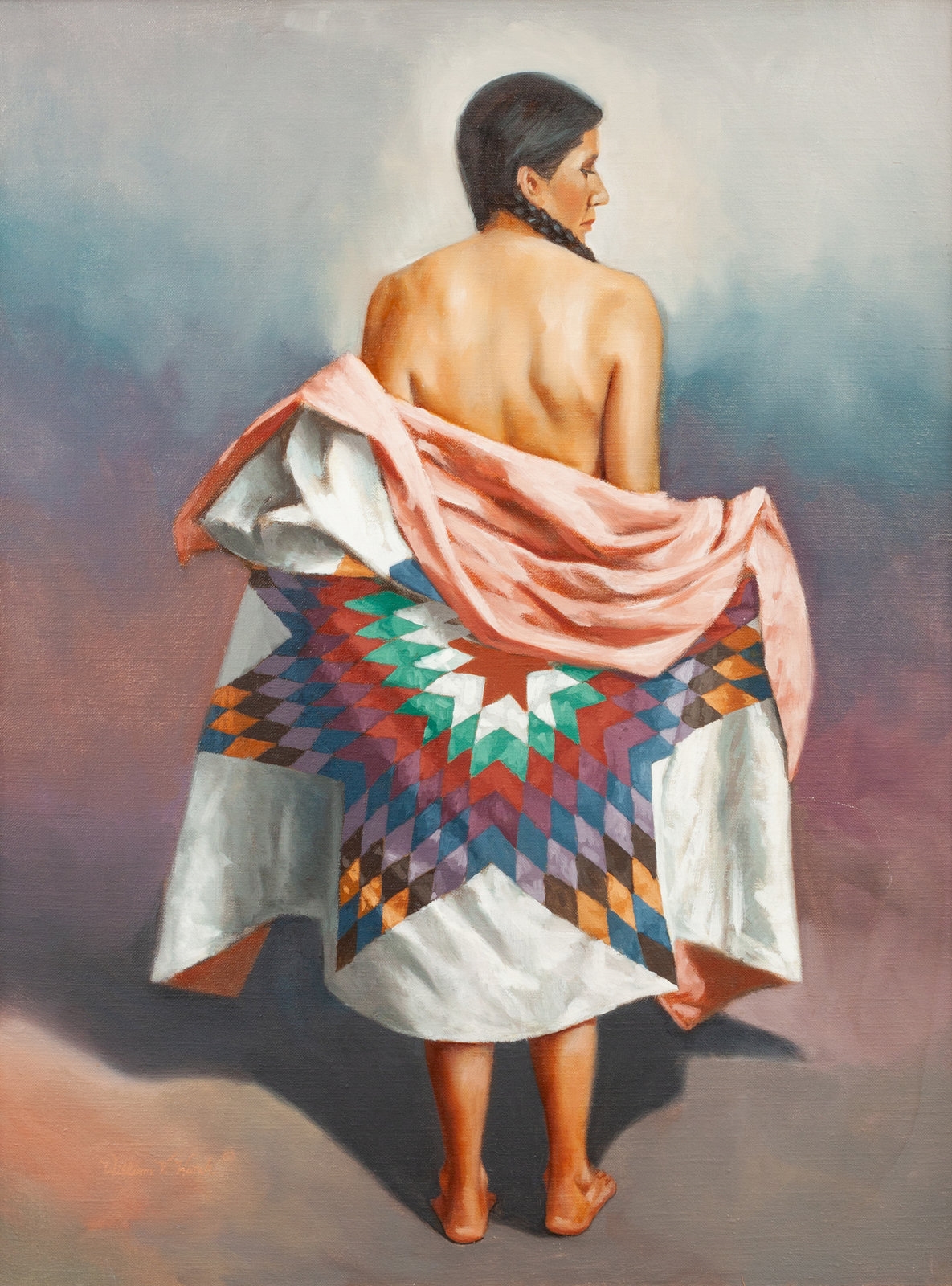 Artwork by William V. Hatch, Morning Star, Made of oil on canvas