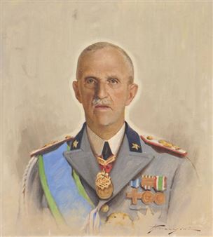 Porträt König Vittorio Emanuele III - Ulderico Giovacchini