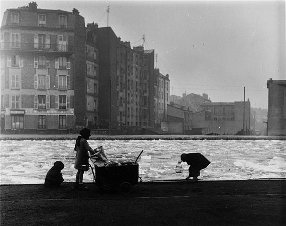 Les Glaneurs de Charbon, Aubervilliers, France by Robert Doisneau, 1945