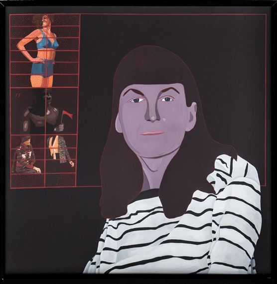 "Striped blouse" by Ewa Kuryluk, 1975