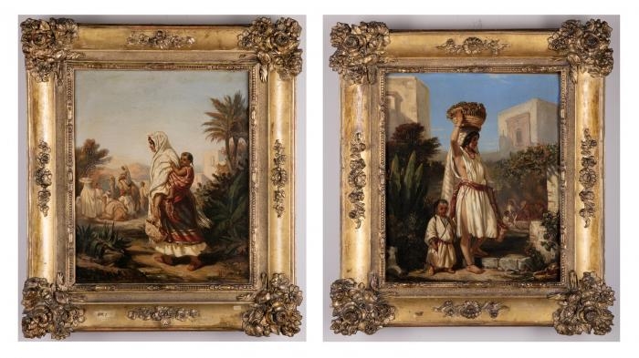 ORIENTALIST ECOLE (19th CENTURY) YOUNG GREEK GIRL WITH A…