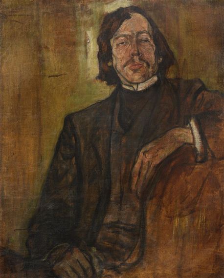 Presumed portrait of the painter Mieczyslaw Jakimowicz by Leopold Gottlieb, Circa 1908