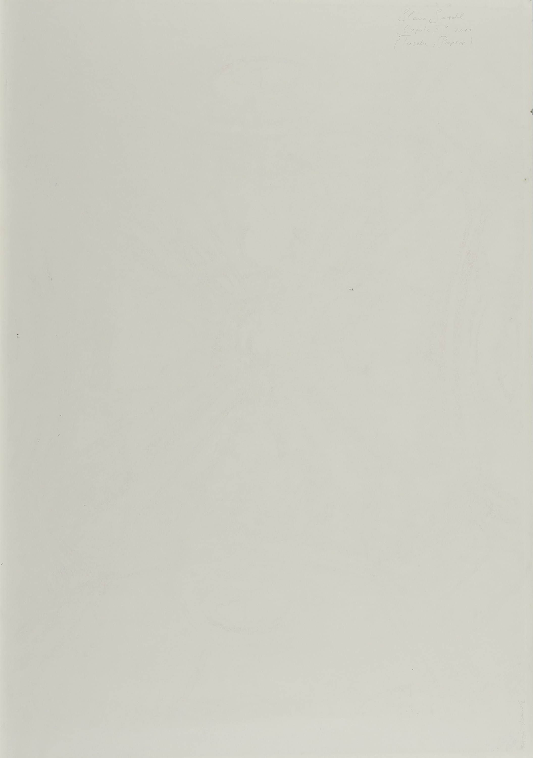 Artwork by Slava Seidel, "Cupula II", Made of Sepia ink on paper