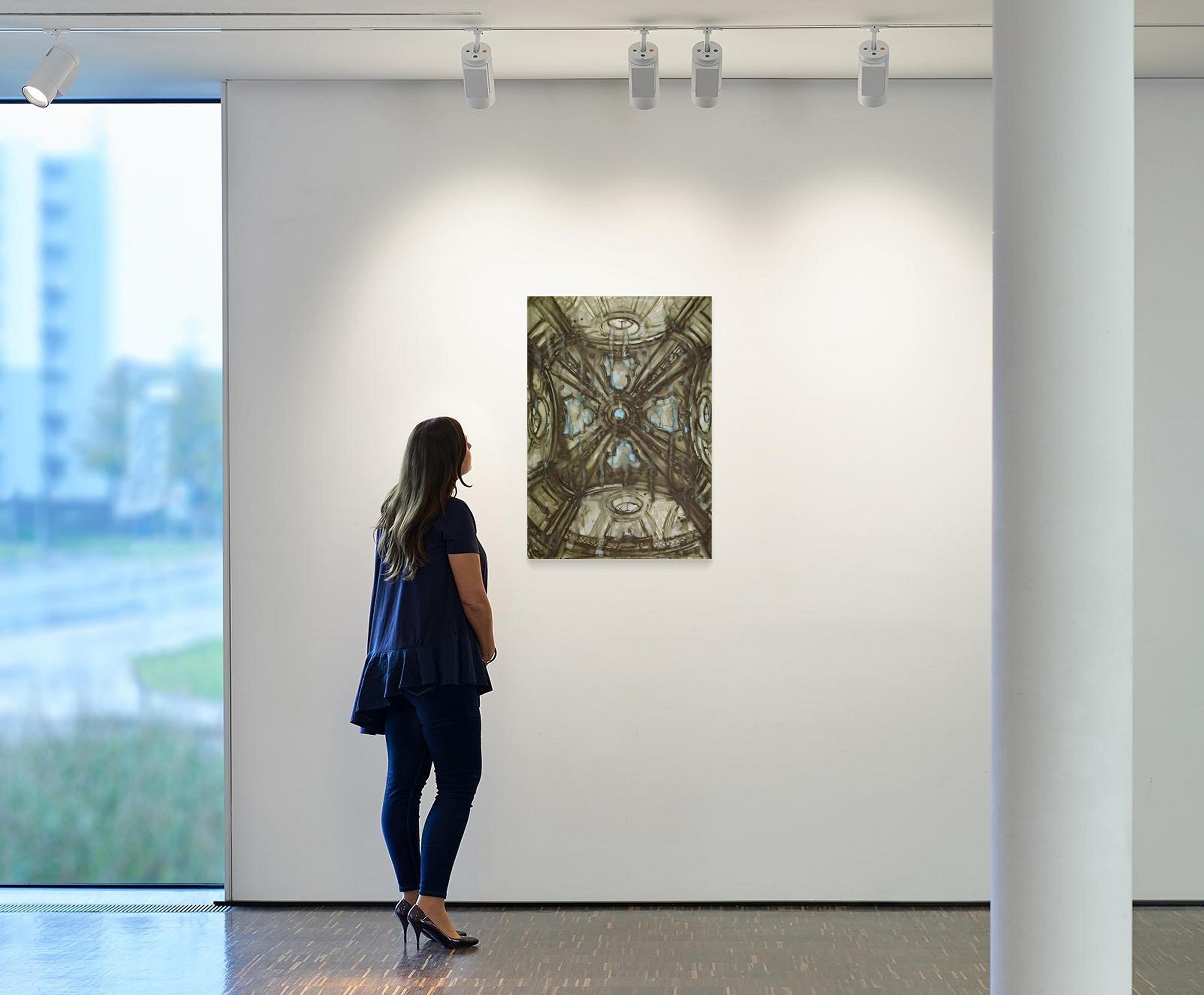 Artwork by Slava Seidel, "Cupula II", Made of Sepia ink on paper