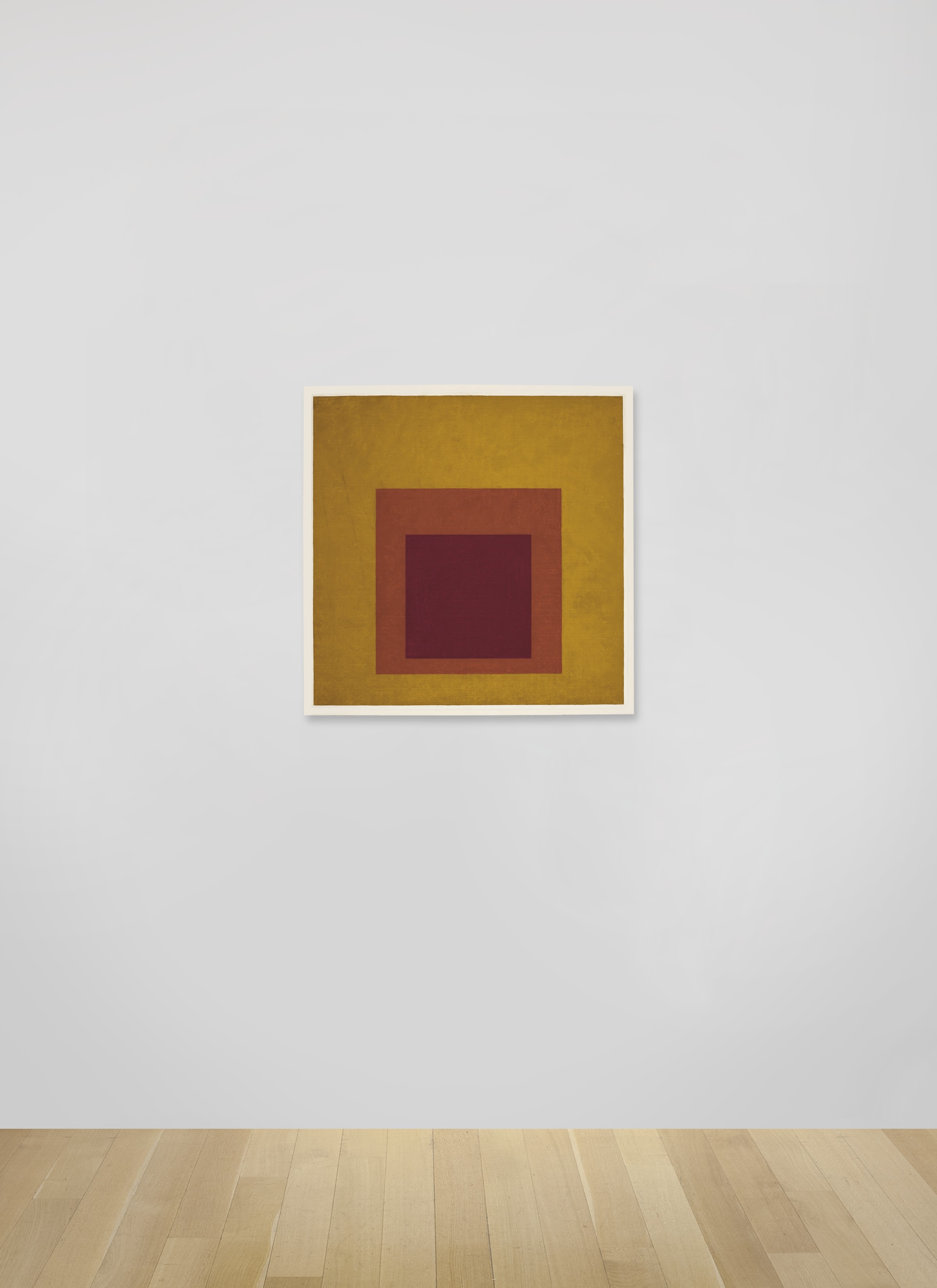 Josef Albers Study to Homage to the Square Bronzed (1959) MutualArt