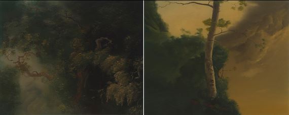 Untitled (diptych) by Sam Leach, 2010