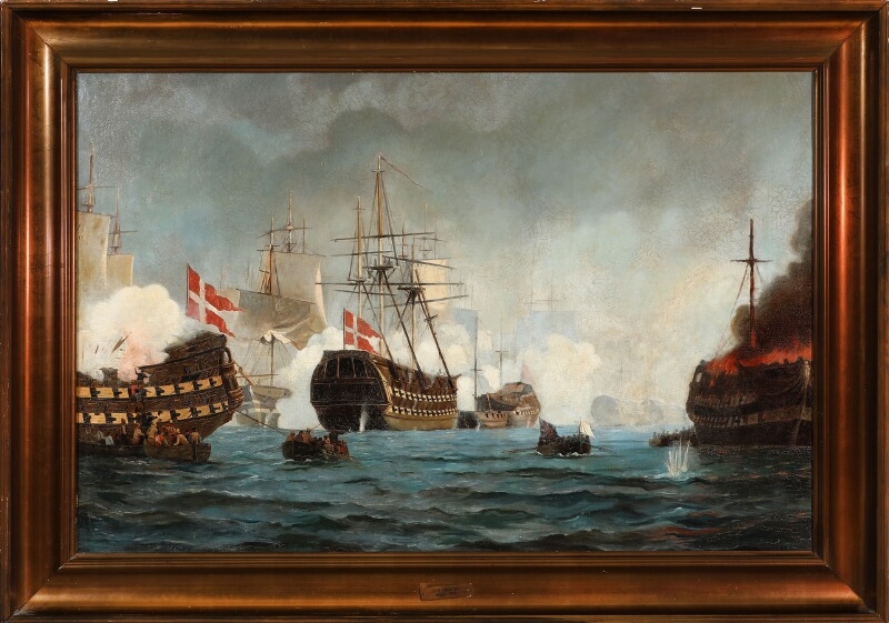 Christian Mølsted | The battle of Copenhagen April 1801 | MutualArt