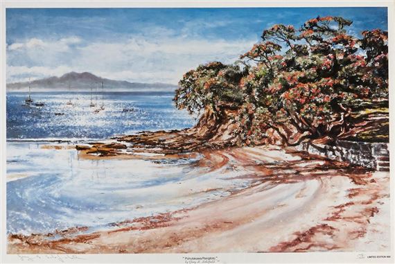 Pohutukawa/Rangitoto by Gary S. Schofield
