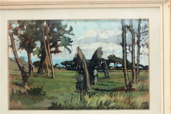 Paesaggio con Figure by Francesco Gioli