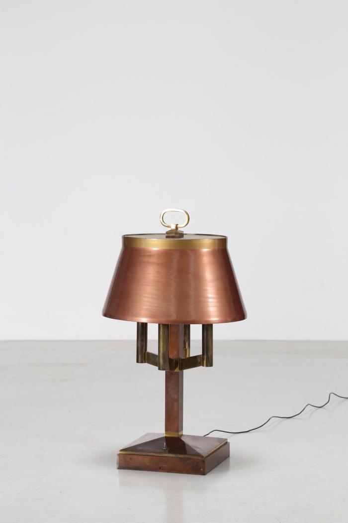 Artwork by Gustavo Pulitzer Finali, Lamp, Made of Copper and brass