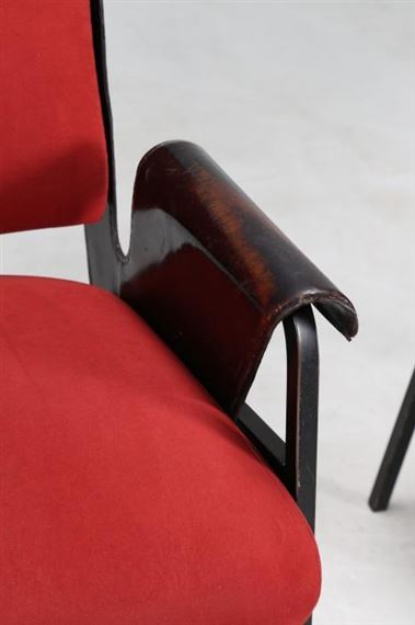 Two works: Poltroncina mod. Albenga (2) by Gustavo Pulitzer Finali, circa 1950