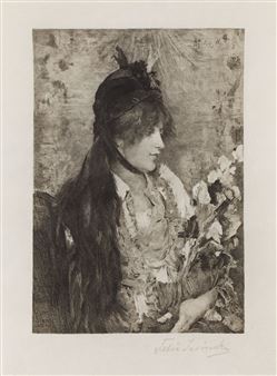 "La bete a Bon Dieu" after Alfred Stevensa - luxury impression - Alfred Stevens