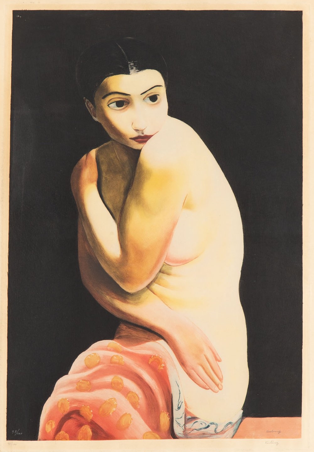 Kiki de Montparnasse (Nu Assis) by Moïse Kisling, circa 1925