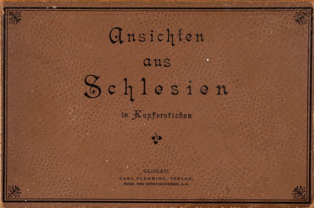Artwork by Theodor Blätterbauer, Kaspar Ulrich Huber, "Ansichten aus Schlesien" (Views ofi Śląsk) after Theodor Blätterbauer, Made of steel engraving/paper