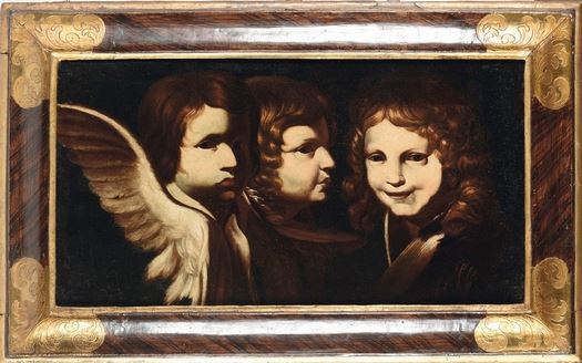 Tre teste di angeli by Giovanni Antonio Galli