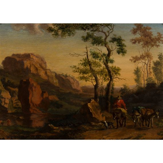 ITALIANATE LANDSCAPE by Willem de Heusch