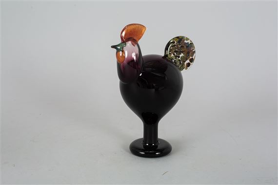 Oiva Toikka Rooster Cock 1998 イッタラ 工芸品 Oiva Toikka Bird